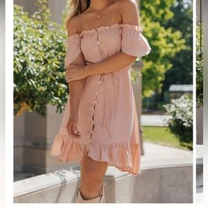 Brand new Tiered Blush Dress
